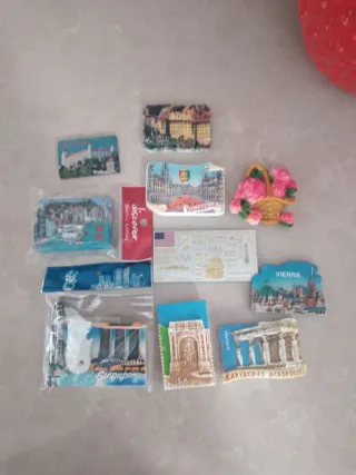 Lotto 10 Calamite da Frigo Viaggi