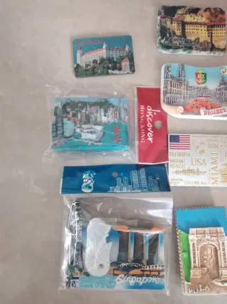 Lotto 10 Calamite da Frigo Viaggi