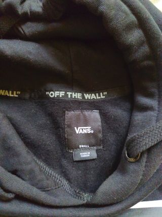 Sudadera Vans Negra con Estampado Floral