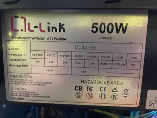 Torre Ordenador Negra