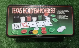 Set de Póker Texas Hold'em sin estrenar