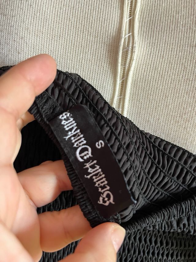 Vestido Medieval Rockabilly Talla S Negro