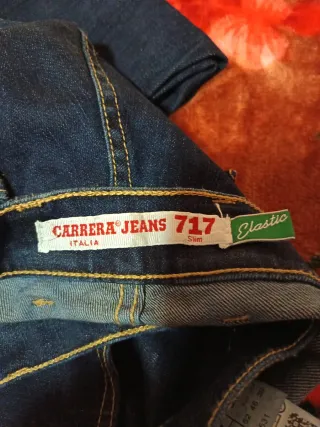 Pantalón vaquero hombre Carrera azul