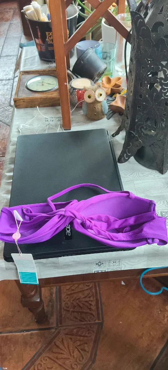 Parte de arriba bikini morado