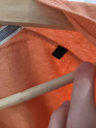 Jersey Massimo Dutti Naranja V-Neck