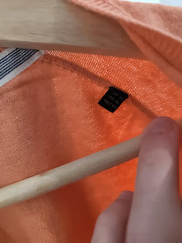 Jersey Massimo Dutti Naranja V-Neck