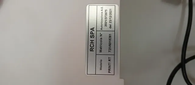 Registratore di cassa RCH