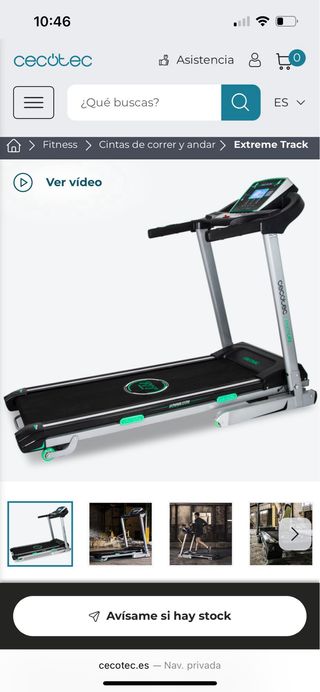 Cinta de Correr Cecotec EXTREMETRACK