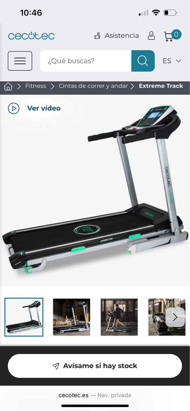 Cinta de Correr Cecotec EXTREMETRACK