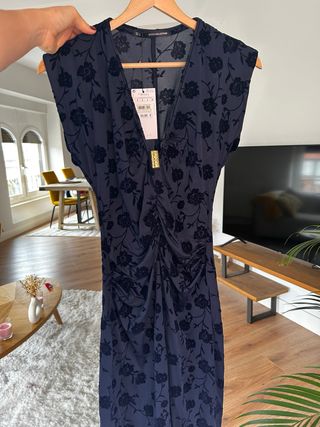 Vestido Sfera floral azul