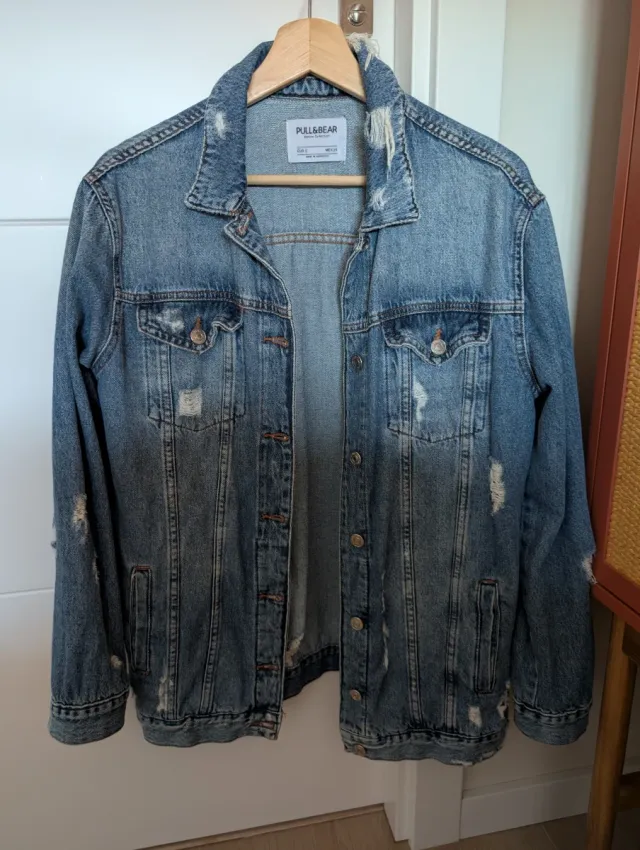 Chaqueta vaquera oversize Pull&Bear Talla s.