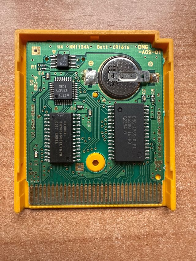 Pokémon Amarillo Game Boy DMG-APSS-ESP