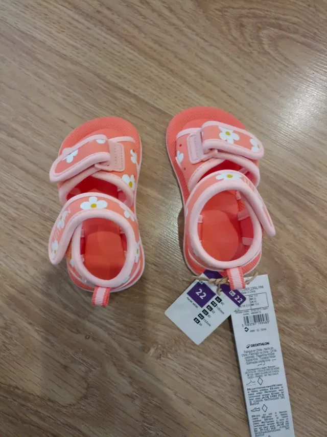 Chanclas Piscina Nabaiji Flores Talla 22