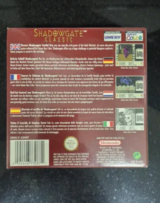 Shadowgate Classic Game Boy Color