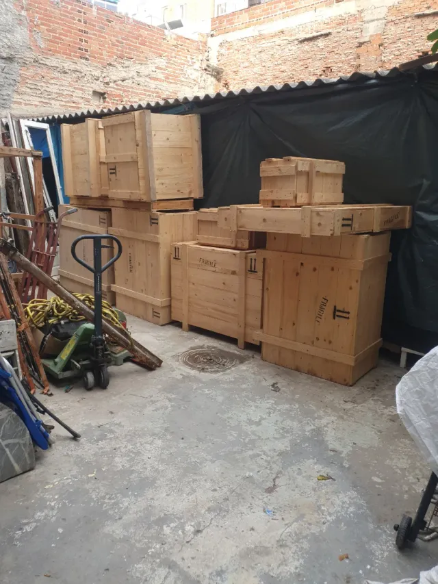 Cajones de madera para mudanza o almacenaje