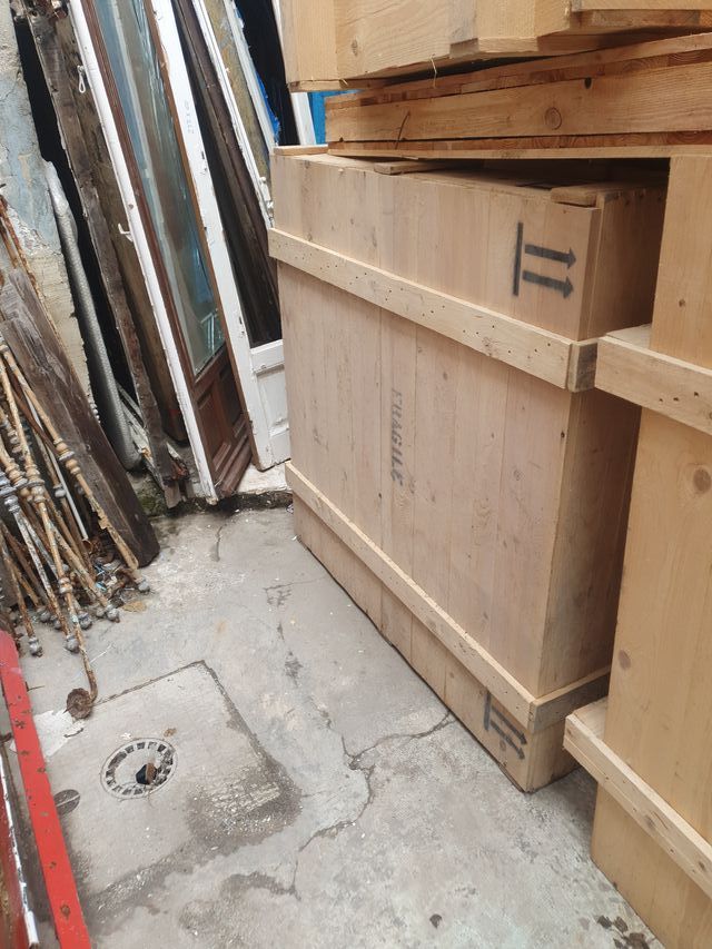 Cajones de madera para mudanza o almacenaje