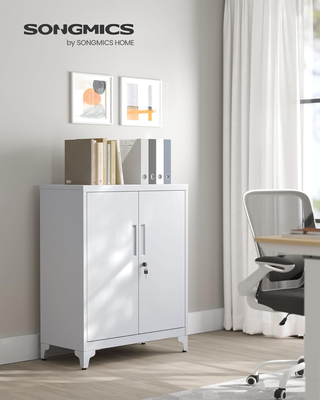 Armadietto in Metallo, Mobiletto Multiuso, Armadio