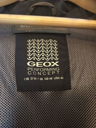 Cazadora Geox Hombre Azul Marino Repelente Agua