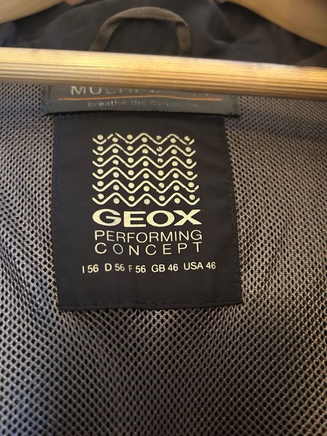 Cazadora Geox Hombre Azul Marino Repelente Agua