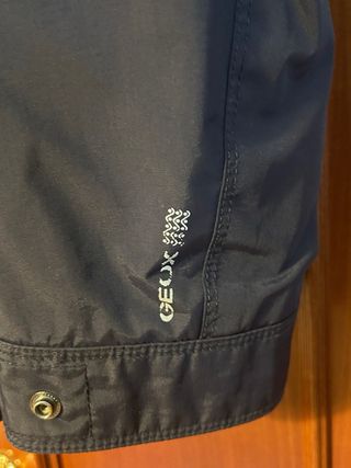 Cazadora Geox Hombre Azul Marino Repelente Agua