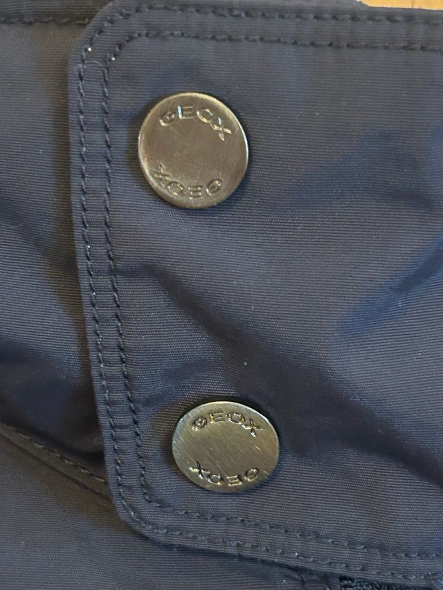 Cazadora Geox Hombre Azul Marino Repelente Agua