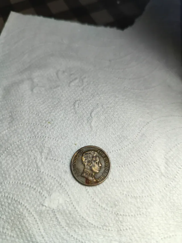 Moneda 1 céntimo Alfonso XIII 1906