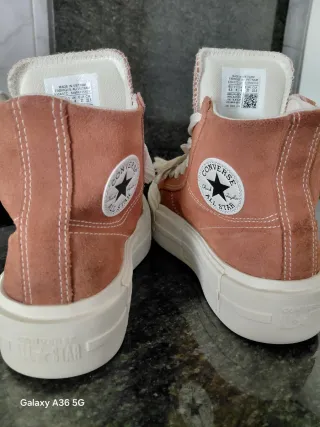 Zapatillas Converse Altas Rosa Talla 37