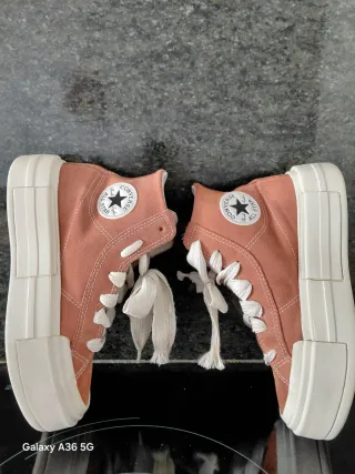 Zapatillas Converse Altas Rosa Talla 37