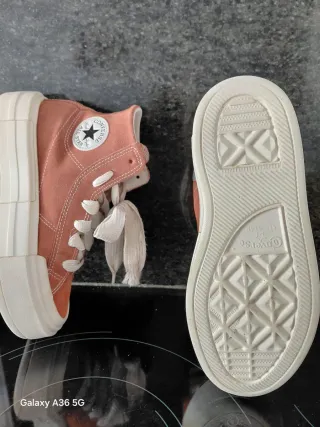 Zapatillas Converse Altas Rosa Talla 37