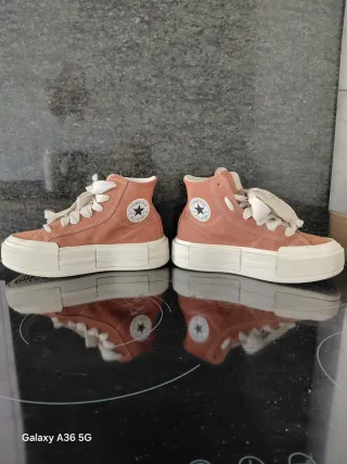 Zapatillas Converse Altas Rosa Talla 37