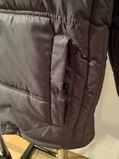 Chaqueta TEX gris acolchada