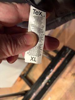 Chaqueta TEX gris acolchada