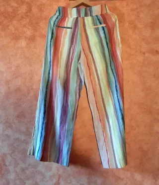 Pantalón ancho Lion of Porches multicolor