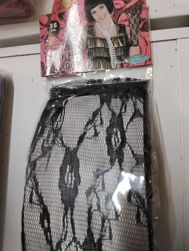 Guantes largos disfraz