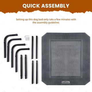 Cama para perros pequeños Nobleza 87x65x20 cm