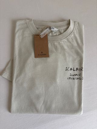 Camiseta Scalpers H.O.P.E. Beige Talla XS