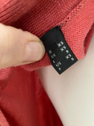 Cárdigan vintage rosa viejo