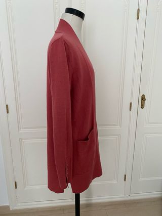 Cárdigan vintage rosa viejo
