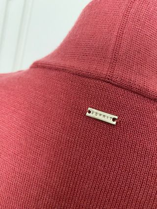 Cárdigan vintage rosa viejo