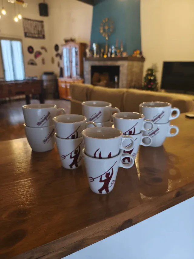 Juego de 12 tazas de café