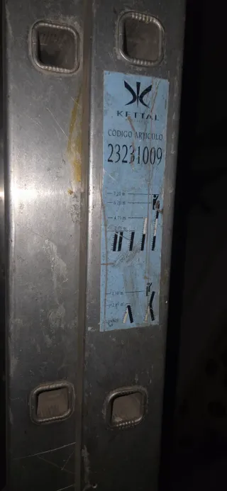 Escalera de aluminio