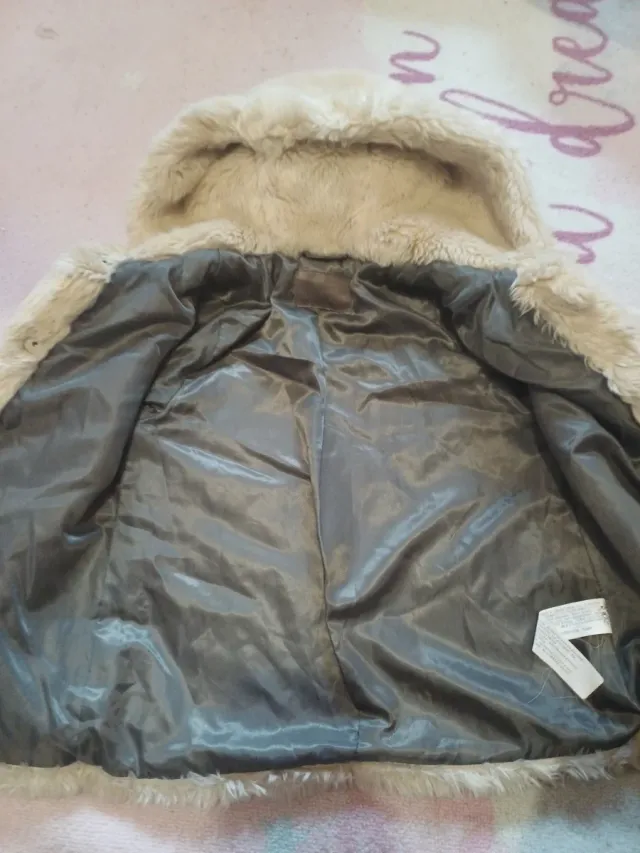 Abrigo pelo Zara Talla 6