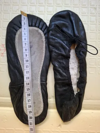 Zapatillas ballet piel negras T.30