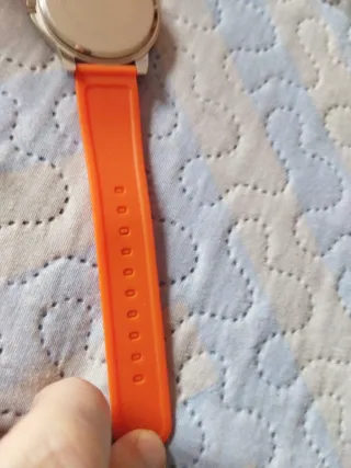 Reloj Plata y Blanco