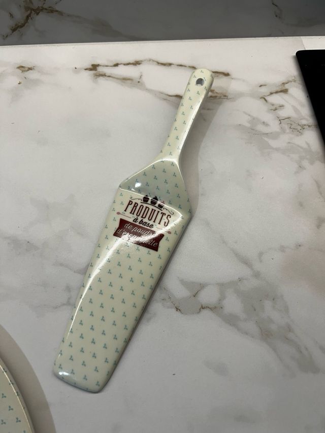 Plato para tarta Gourmand con pala