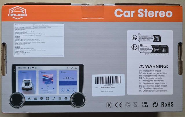 Radio Coche 2 DIN con CarPlay y Android Auto