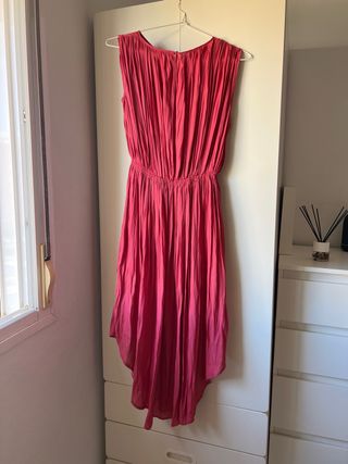 Vestido Mango Rosa empolvado