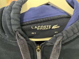 Sudadera Lacoste Azul y Blanca