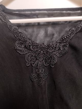 Blusa gótica mujer años 90