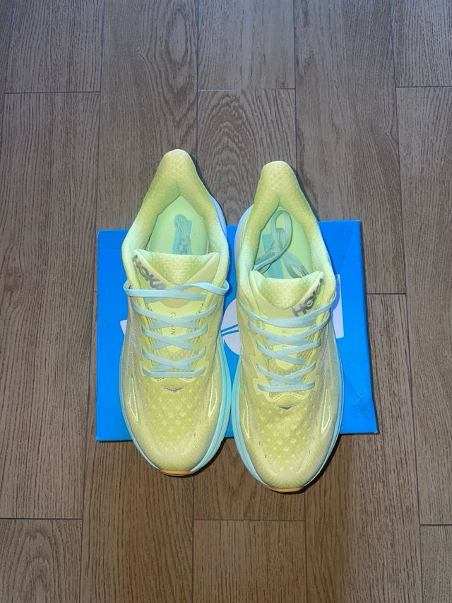 Hoka Clifton 9 Zapatillas Running Amarillo